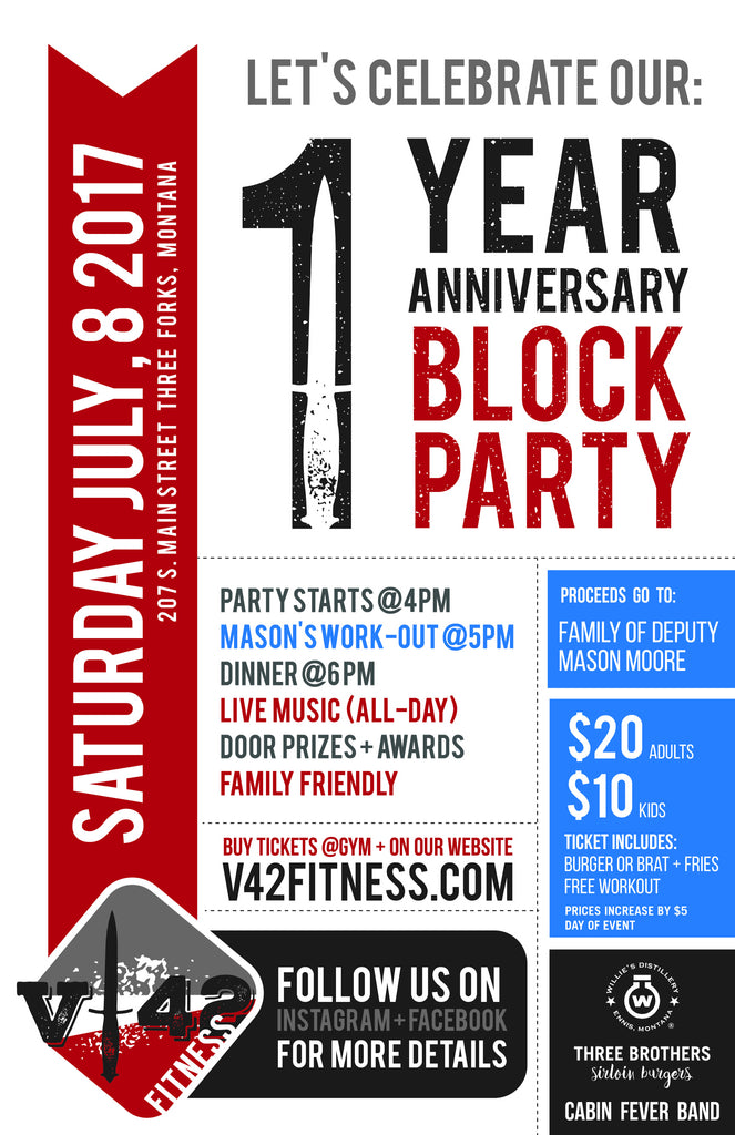 One Year Anniversary Block Party