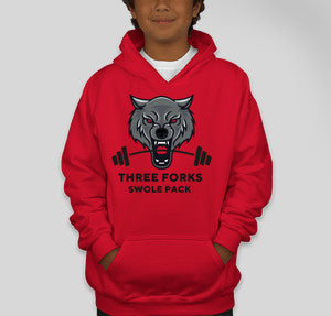 Youth Red Swole Pack Hoodie